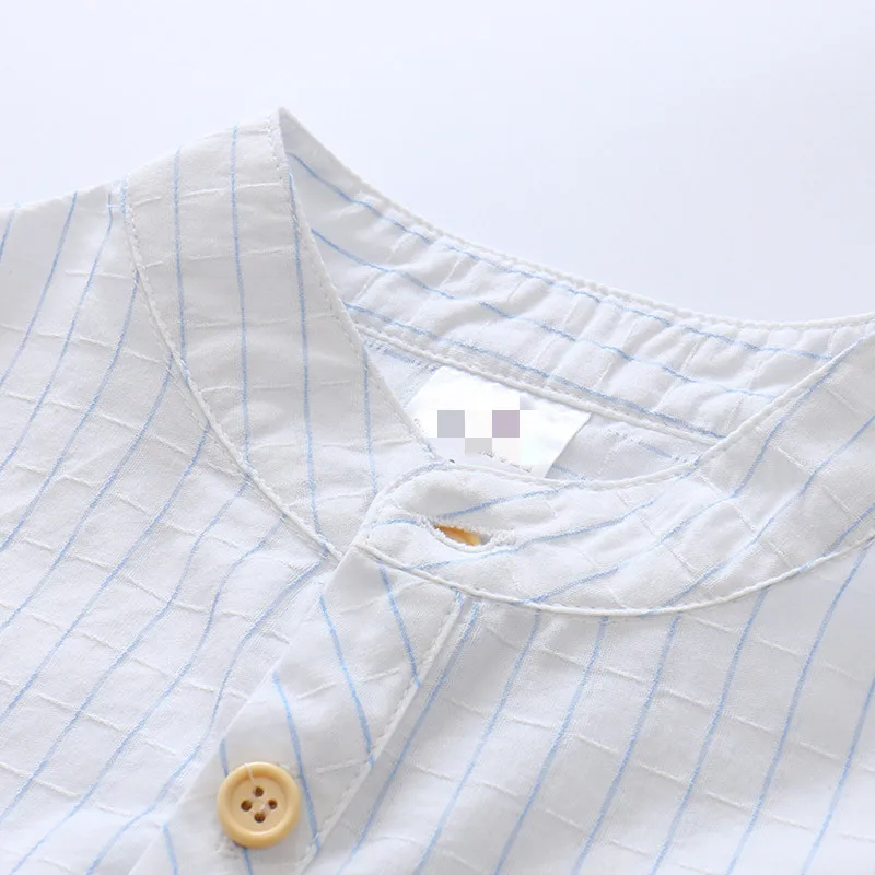 Летний женский костюм из двух предметов для подростков хлопковая рубашка с