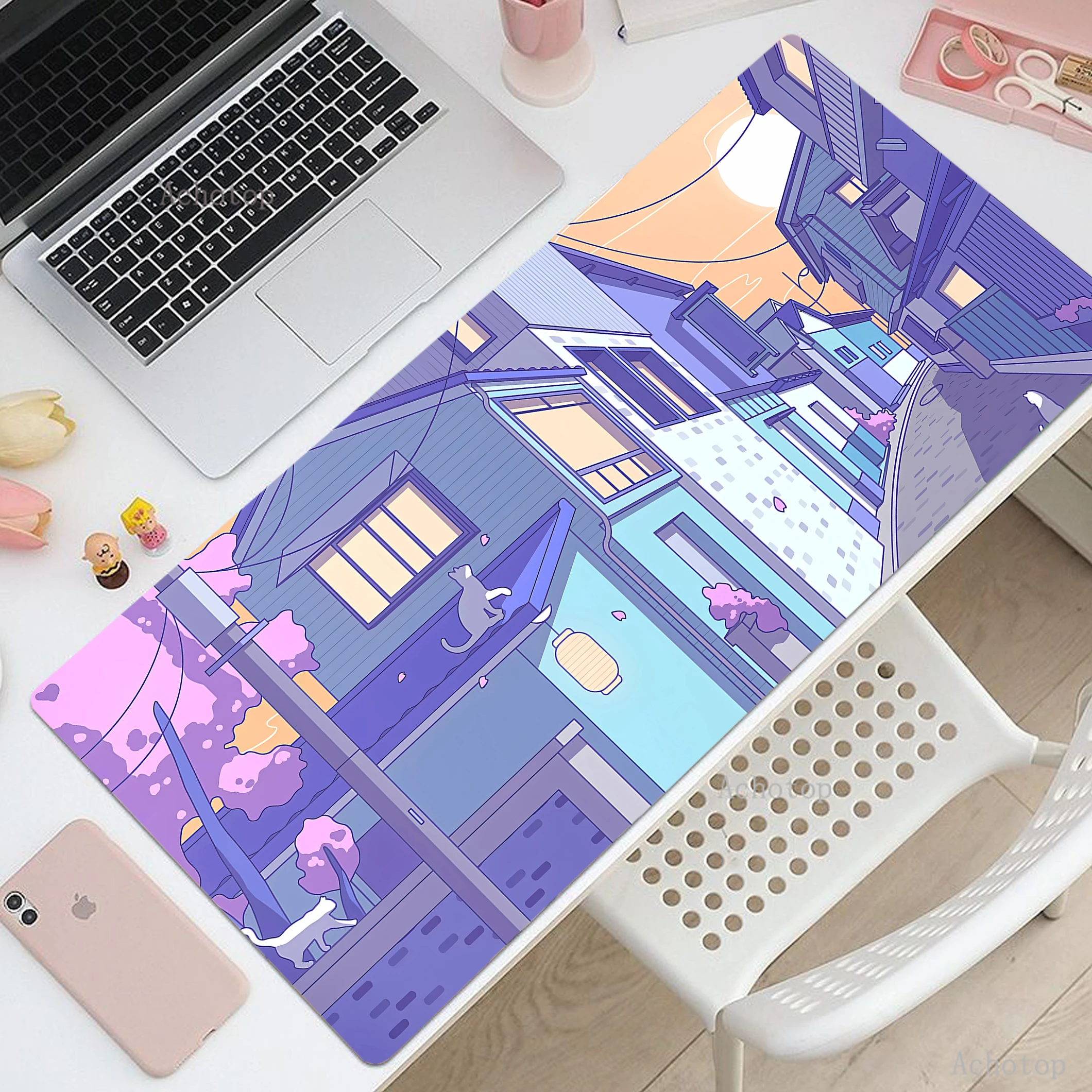 

Cat Mouse Pad XXL Game Mousepad Large Computer Mouse Mat Laptop Desk Mats Gamer Anti-slip Carpet Office Keyboard Pads 900x400mm