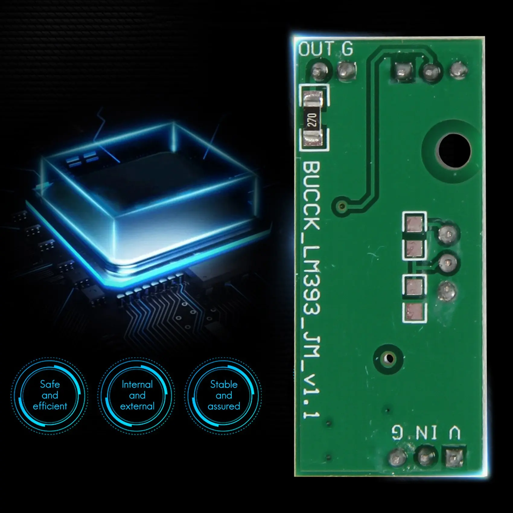 3Pcs LM393 3.5-24V Модуль компаратора напряжения со светодиодным индикатором Управление