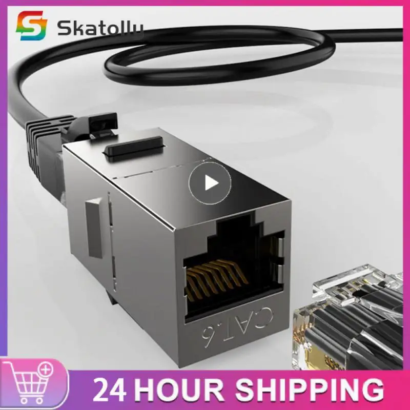 

Silver Keystone Jack Coupler Stable Without Dropping The Line Corrosion Resistance Cat6 Coupler Anti-aging Durable And Durable