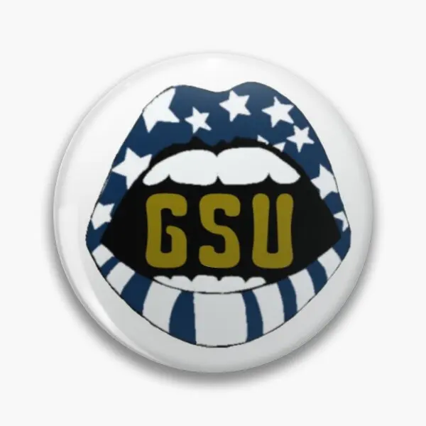 

Georgia Southern Lips Customizable Soft Button Pin Funny Brooch Cartoon Lover Badge Metal Cute Creative Decor Collar Jewelry