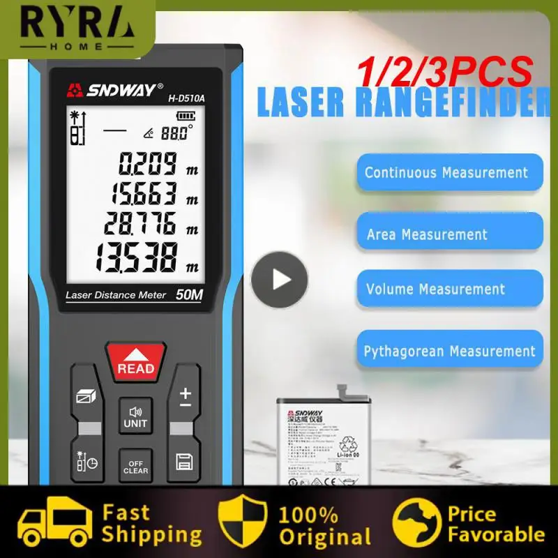 

Лазерный дальномер Mileseey, 1/2/3 шт., цифровой лазерный дальномер X5, лазерный измеритель, лазерная Лента