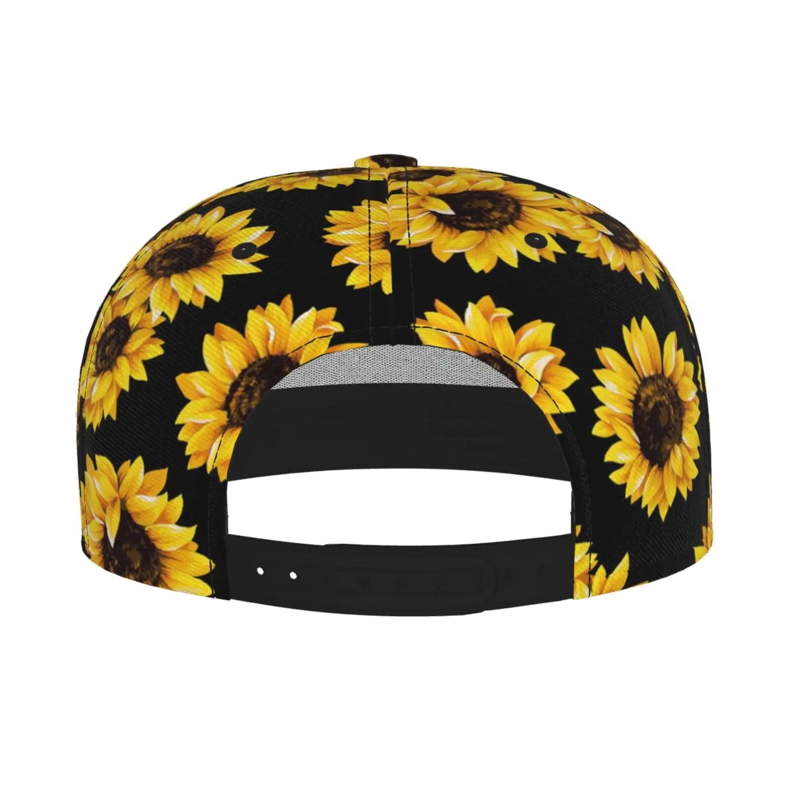 Фото Gelang Daisy Flower Шляпа с плоскими полями Уличная шляпа для скейтбординга в стиле хип-хоп Кепка для отдыха на открытом воздухе Солнцезащитный козырек Бейсбольная шляпа Универсальная №3
