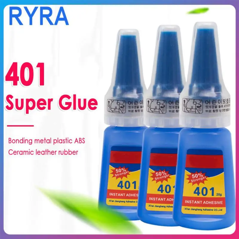 

Instant Glue 401 Super Glue Multi-Purpose DIY Craft PVC Glue Household Goods Instant Adhesive Bottle Home Office Supplies BMY23