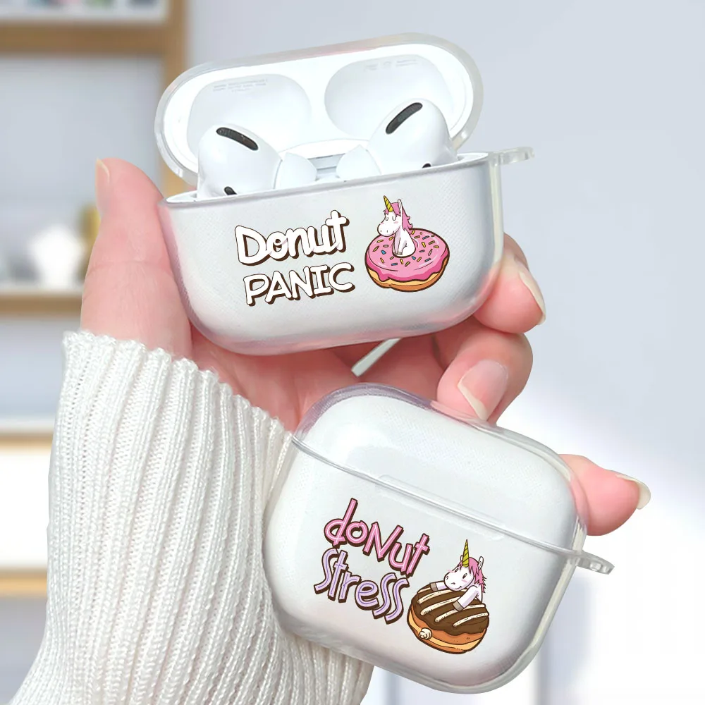 

Прозрачный чехол JURCHEN для Apple AirPods 3 Pro 2022, силиконовый чехол для Bluetooth наушников Air Pods 3 Pro с мультяшным рисунком