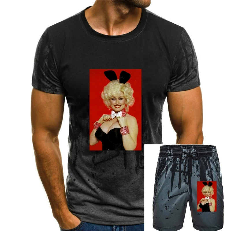 

Футболка Dolly Parton с круглым вырезом, черно-белая