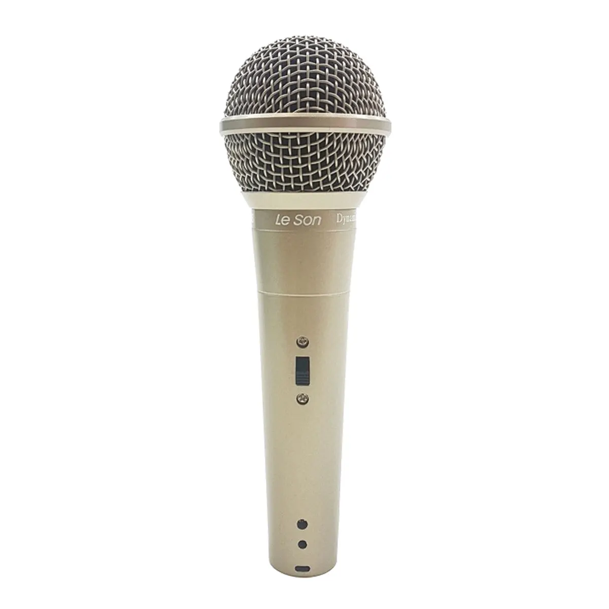 

MICROPHONE WITH PROFESSIONAL WIRE LS58 CHAMPAGNE, ACCOMPANIES 5-METER CABLE