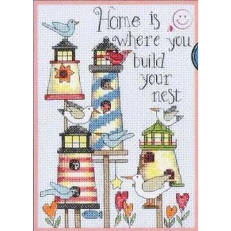 

DIM16754Home Fun Cross Stitch Kit Package Greeting Needlework Counted Cross-Stitching Kits New Style Joy Sunday Kits Embroidery