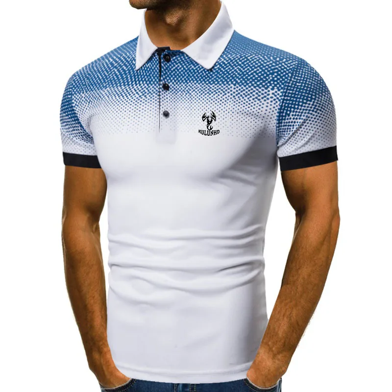 

Summer Men Fashion and Casual Short Sleeve Polo Shirt