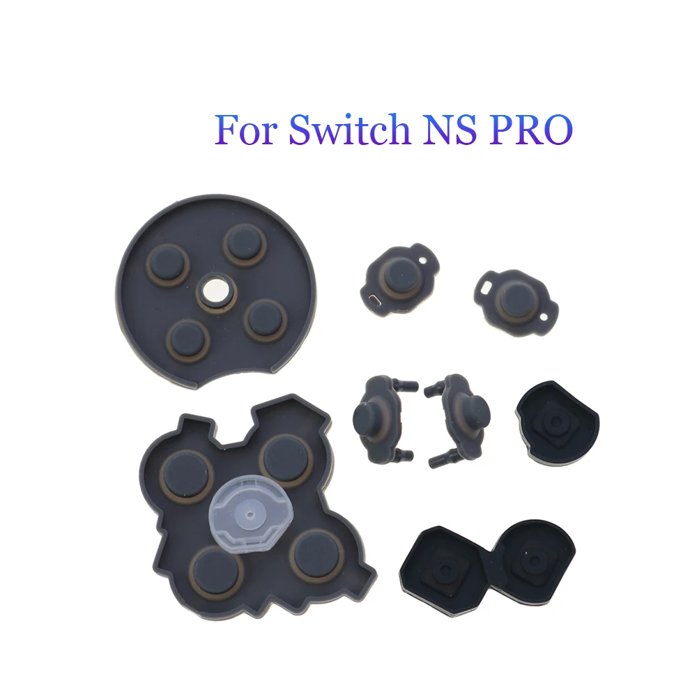 

20PCS For Switch NS PRO Controller Conductive Silicone Rubber Cross key ABXY key rubber accessories Complete set