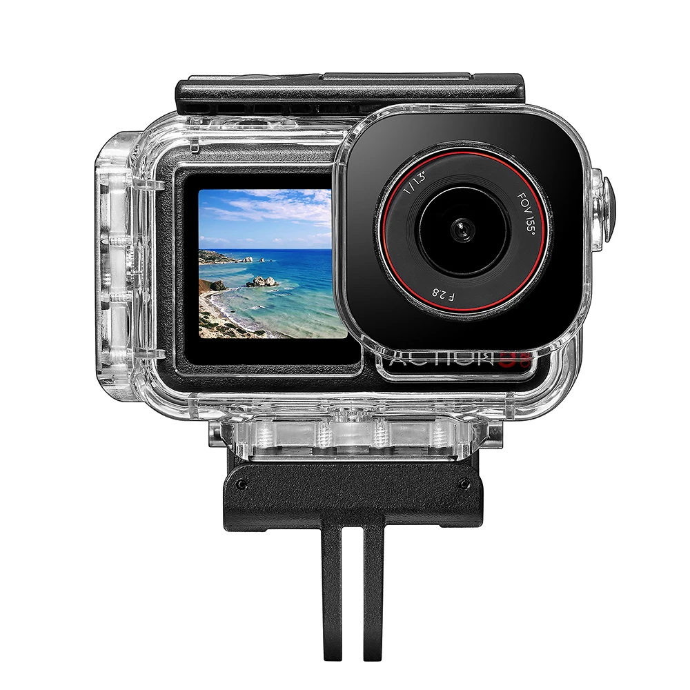 Фото Магнитный водонепроницаемый чехол для DJI OSMO Action 5 Pro 4, 3, 60 м, защитный чехол для подводного погружения, аксессуары для крепления №5