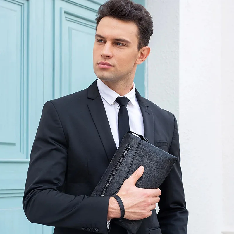 Мужской клатч из натуральной кожи высшего качества кошелек подходит для iPad 7 9