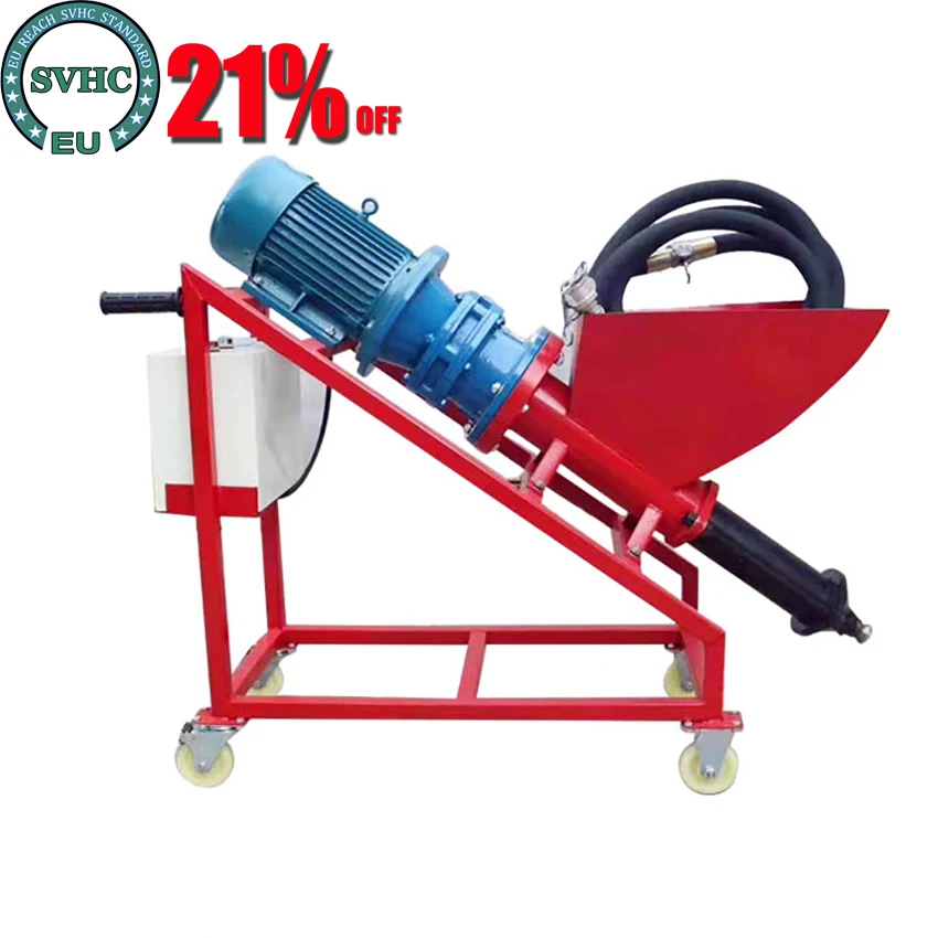 

Automatic Cement Spraying Machine Electric Mortar Grouting Machine High Pressure Grouting Pump Filling Gaps And Leaking 380V/220