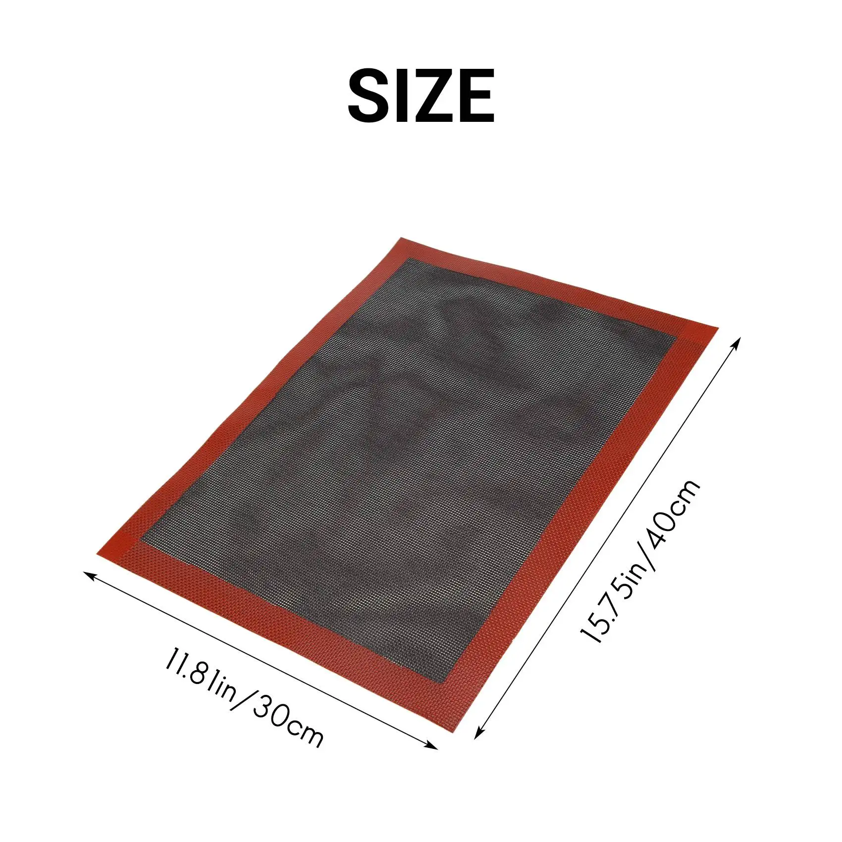 Перфорированный силиконовый коврик для выпечки с антипригарным покрытием