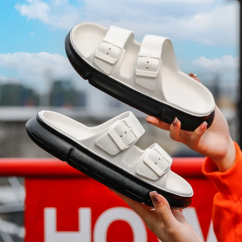 

Men Sandals Summer Light Slippers Women Beach Buckle Strap Designer Classic Birkenstock Slippers Casual Outdoor Chanclas Mujer