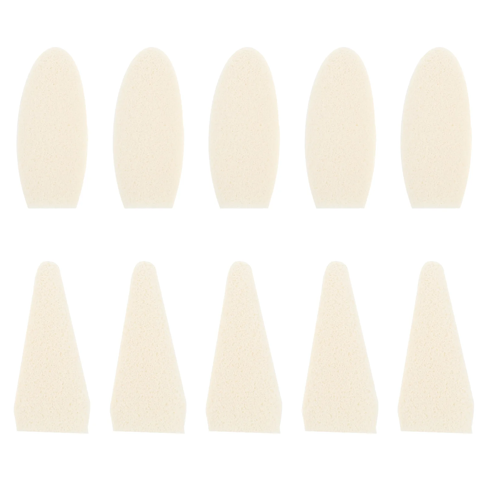 

40 Pcs Scraper Blending Sponge Eraser Sponge Rub Wiper Trimmer Head 2.7X1.1X0.5CM White Artist Drawing Tool Student