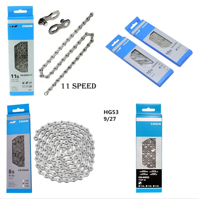 

HG901 11-Speed Bike Chain Dura-Ace / XTR Bike Chain 116L Quick-Link Mountain Bike Bicycle Chain MTB Road Bike Cycling Parts