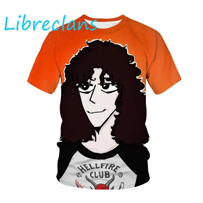 Футболка Мужская/женская оверсайз с 3D-принтом очень странные дела |