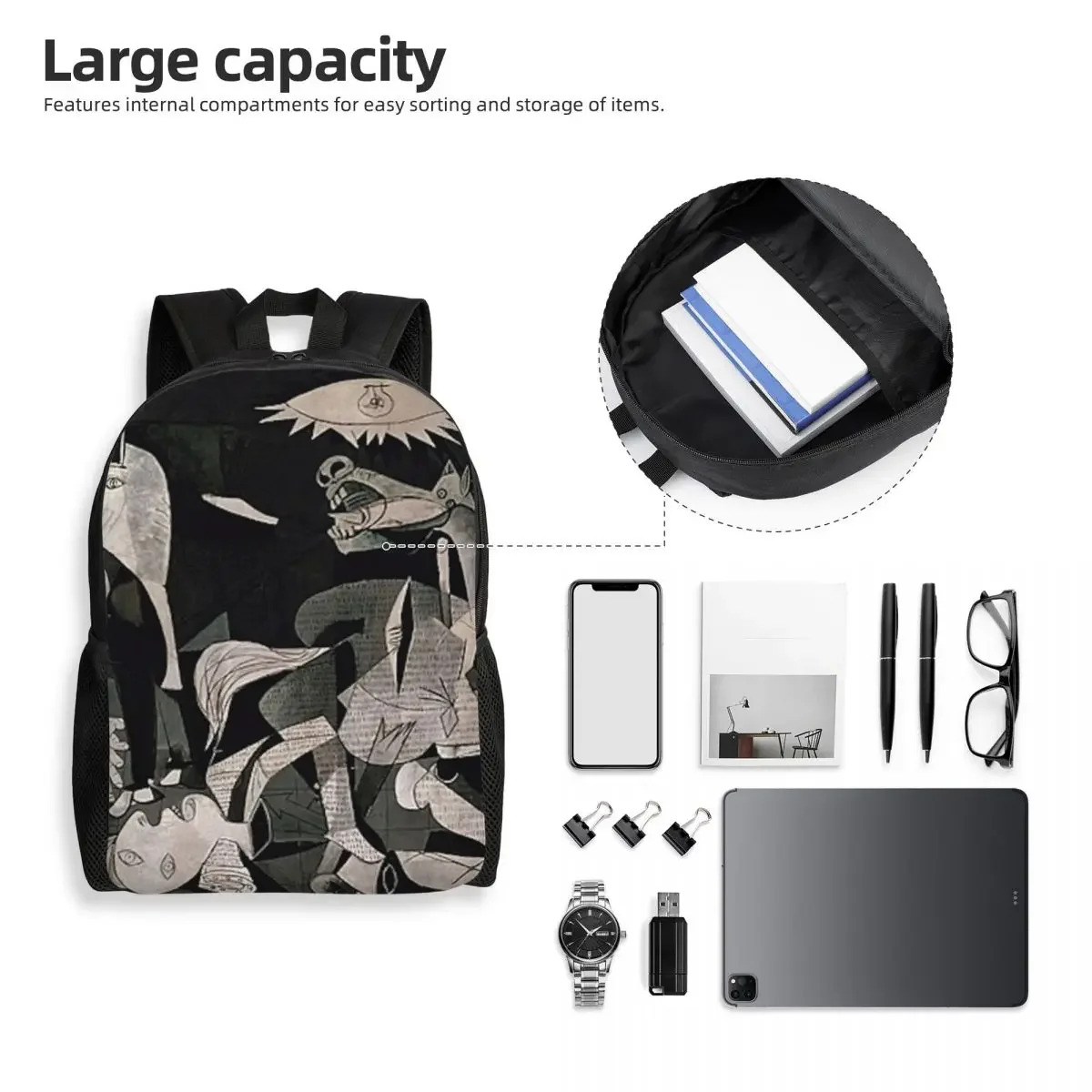 Рюкзак для ноутбука мужчин и женщин базовый школьный ранец школы колледжа