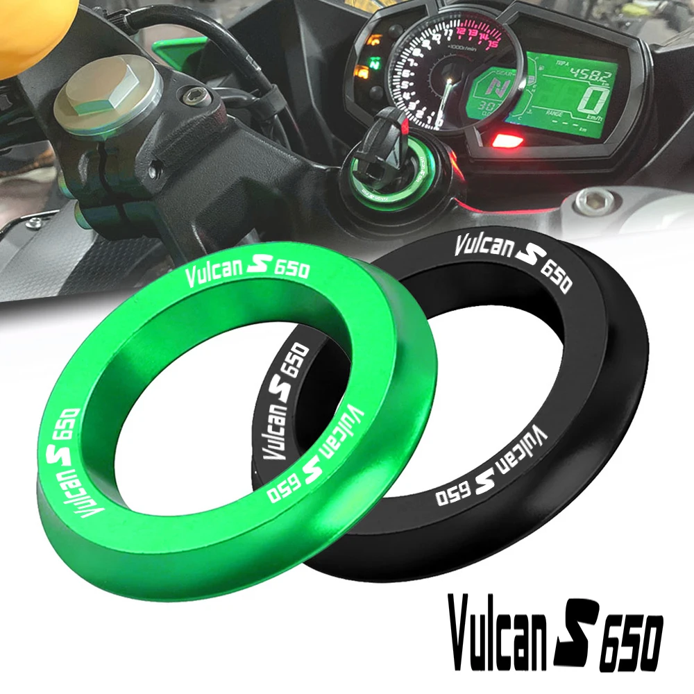 

FOR KAWASAKI VULCANS650 2015-2020 2016 2017 2018 2019 motorcycle Ignition Starter Lock ring KeyHole Ring Cover Keyhole cover CNC