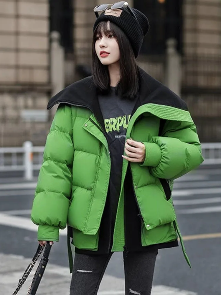 2024 зимняя куртка на белом утином пуху для женщин корейские универсальные пуховые