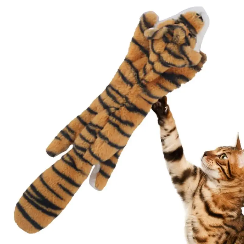 

Squeaky Plush Dog Toys No Stuffing Animal Chewing Toy Plush Cute Animals Puppy Toys For Teething Interactive Toy Supplies