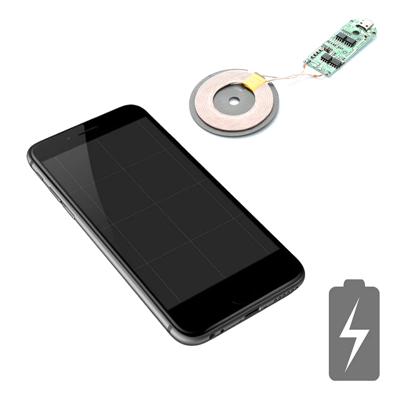 dc 5v fast wireless charger transmitter module pcba circuit board with coil free global shipping