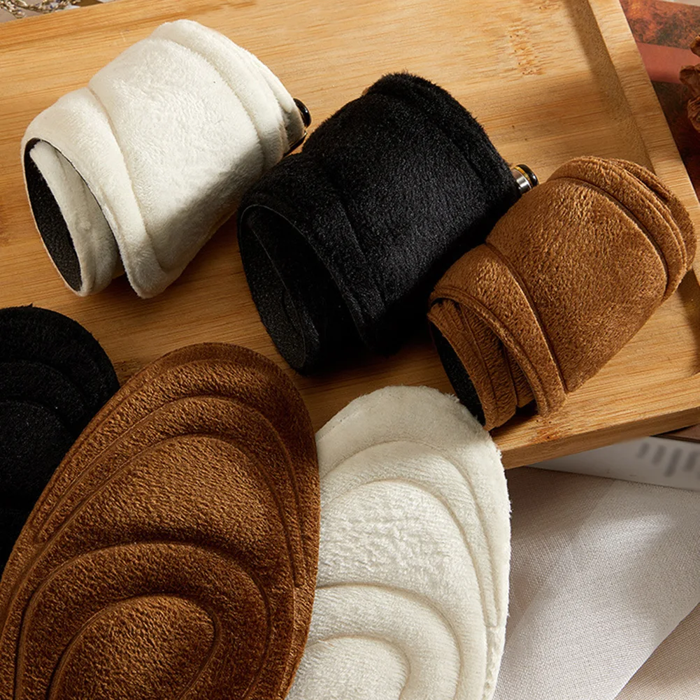

Thermal Plush Insoles Thicken Warm Heated Insoles for Men Women Winter Shoes Breathable Snow Boots Imitation Wool Shoe Pads