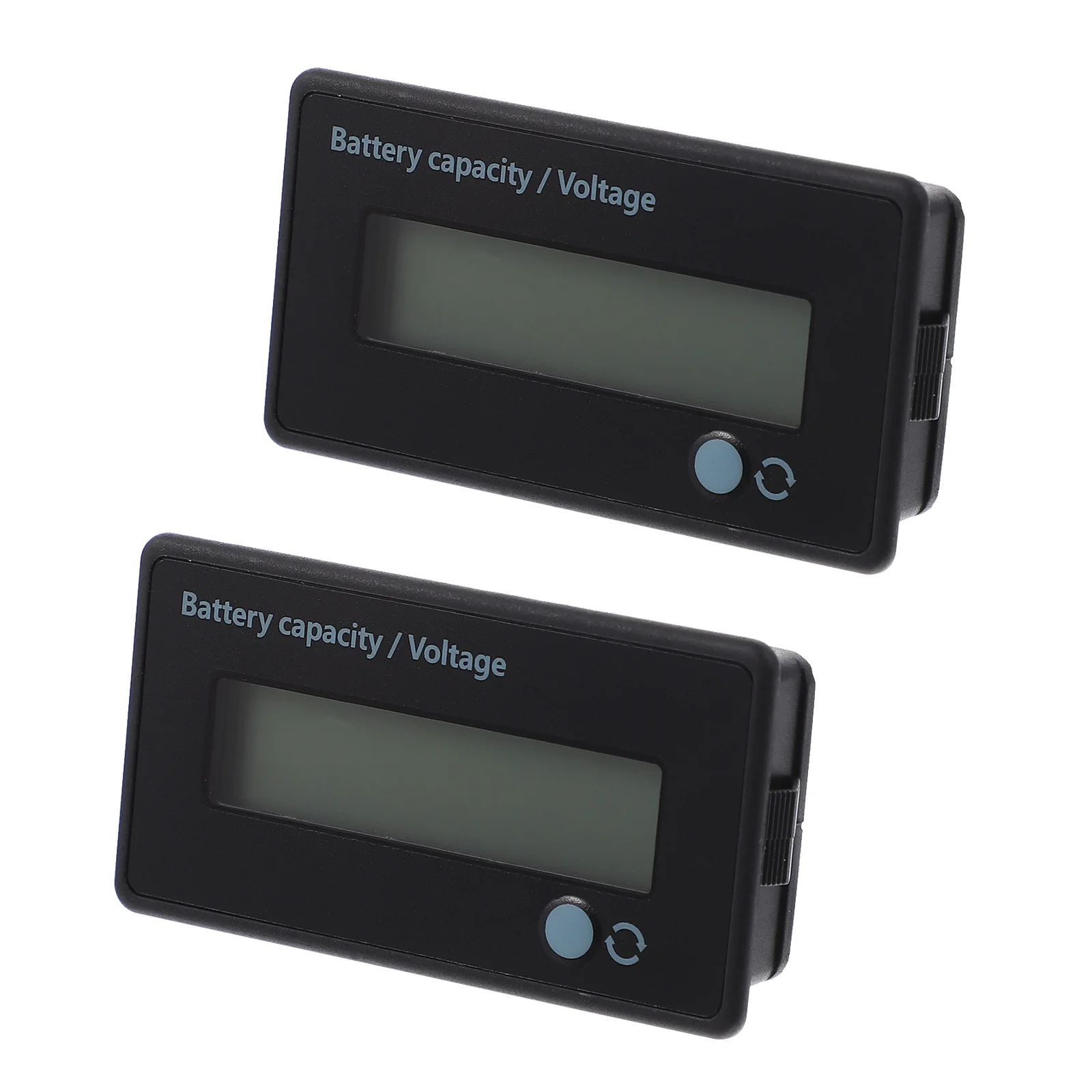 

2pcs Battery Meter LCD Battery Capacity Voltage Monitor Gauge Indicator