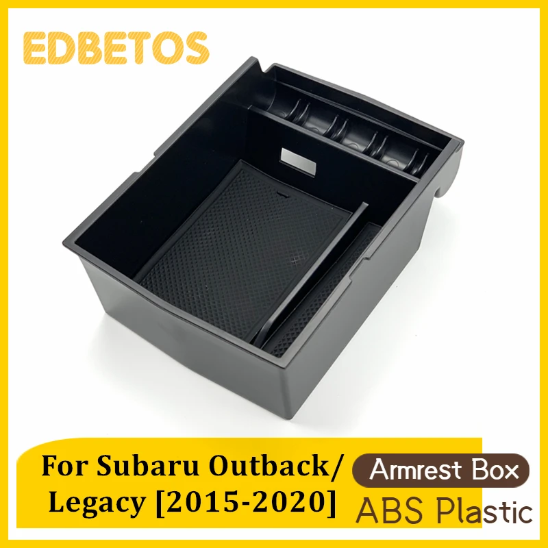 

For Subaru Outback 2015-2020 Car Accessories Center Storage Box Arm Rest Armest Glove Holder Plate Car Container Organizer
