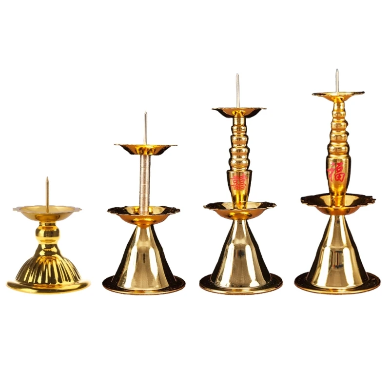 

1 Pair Candle Holders for Wedding Ceremony Party Decor Vintage Candlestick Stand Drop Shipping