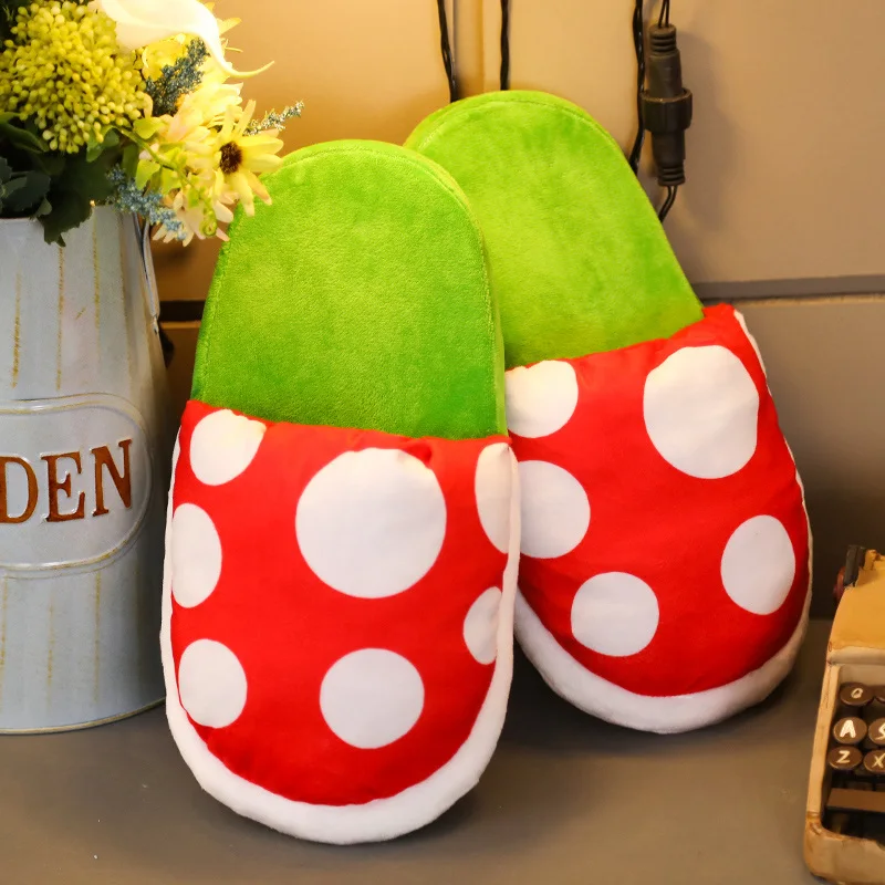 

Pop Dropshipping Super Mario Cannibal Flower Plush Toys Women Halloween Carnival Fancy Funny Flower Cosplay Shoes Christmas Gift