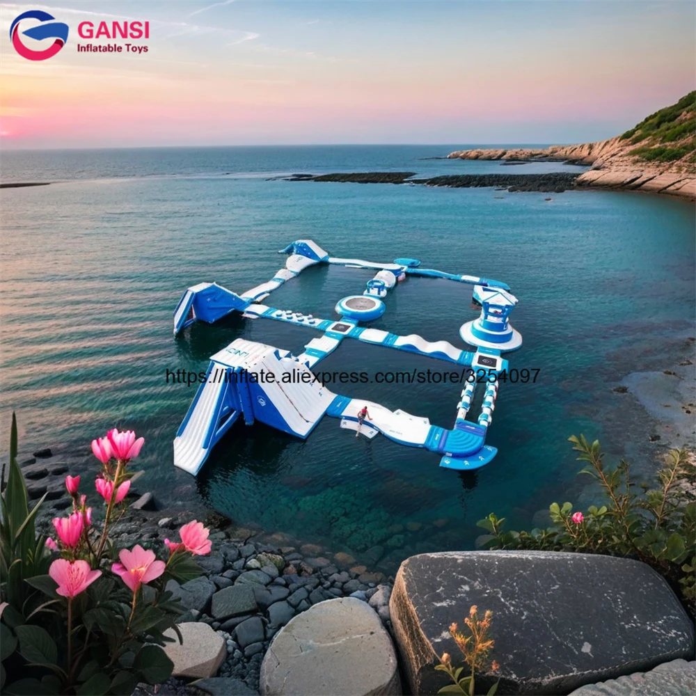 Коммерческий большой надувной аквапарк надувные игрушки для аквапарка