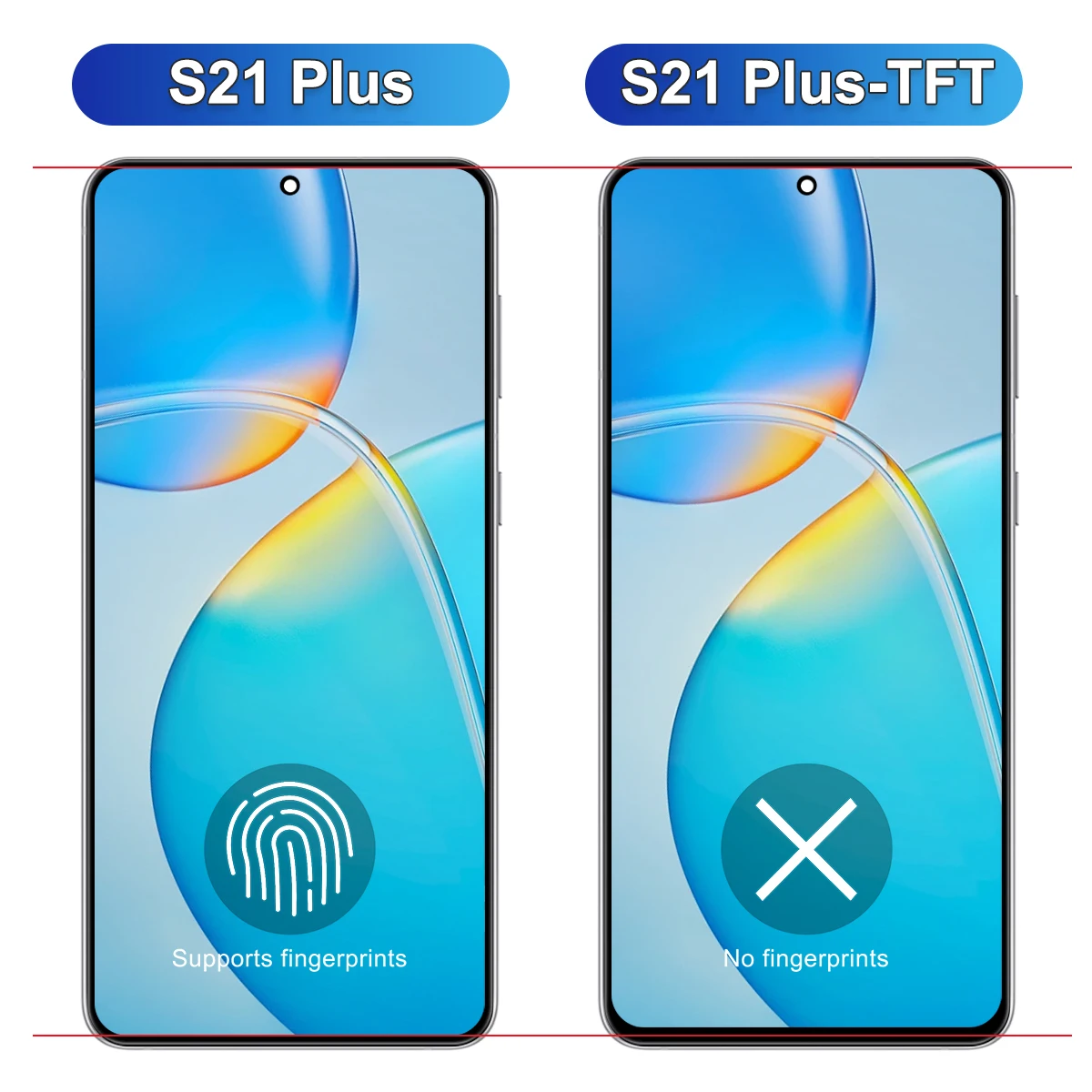 S21 Plus для Samsung + 5G протестирован G996B G996U G996W ЖК-дисплей с цифровым преобразователем
