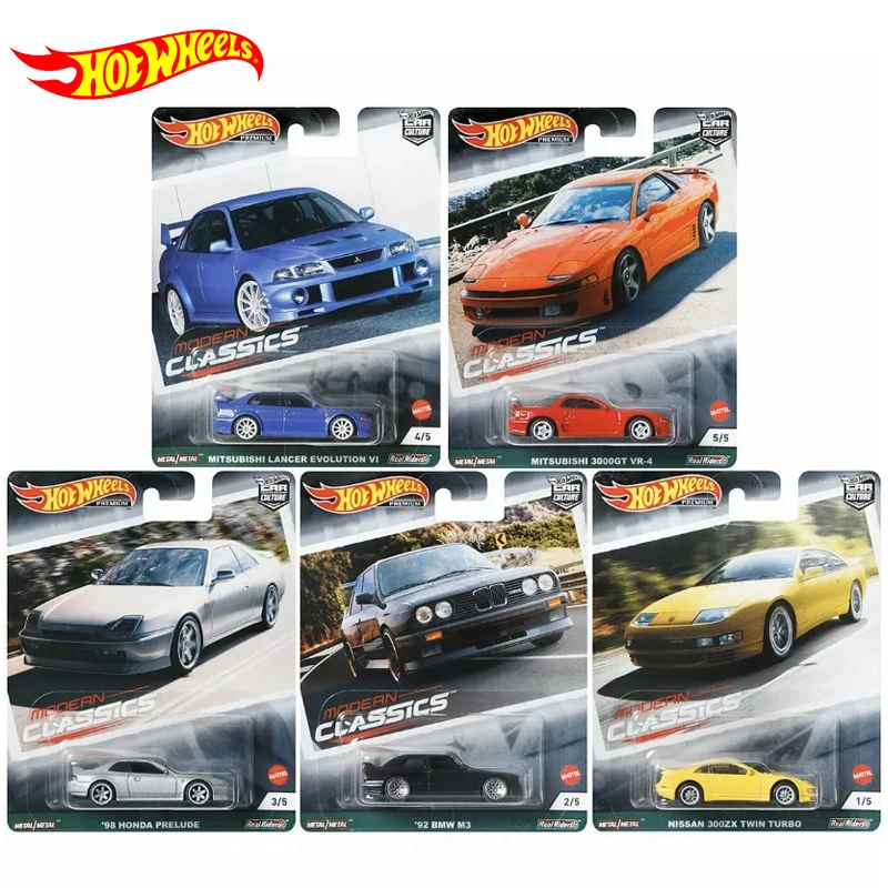 

Original Hot Wheels Premium Car Culture Modern Classics Diecast 1/64 Voiture Nissan BMW Mitsubishi Honda Boys Toys for Children