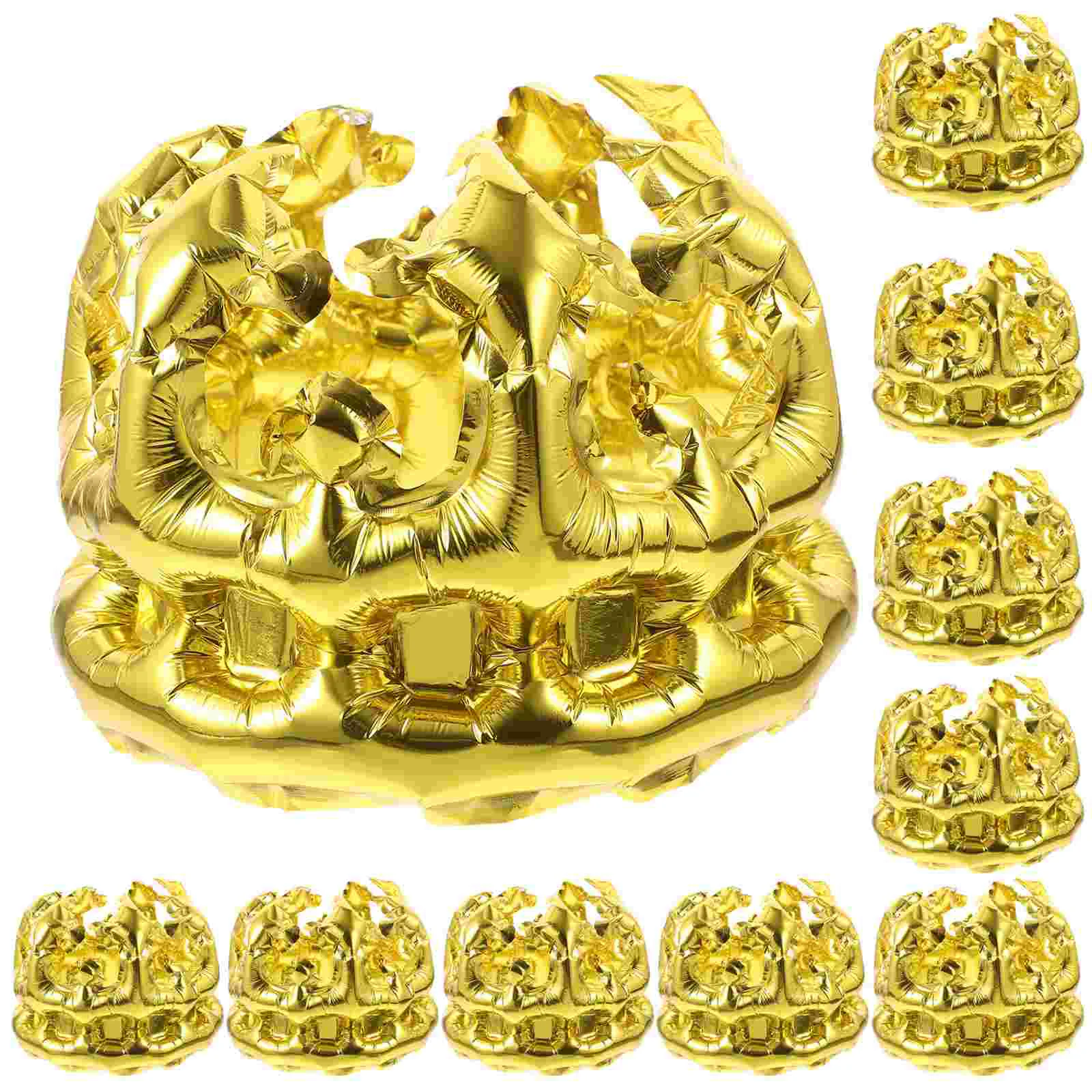 10 шт. шапка из воздушного шара с мультяшной короной детские воздушные шары