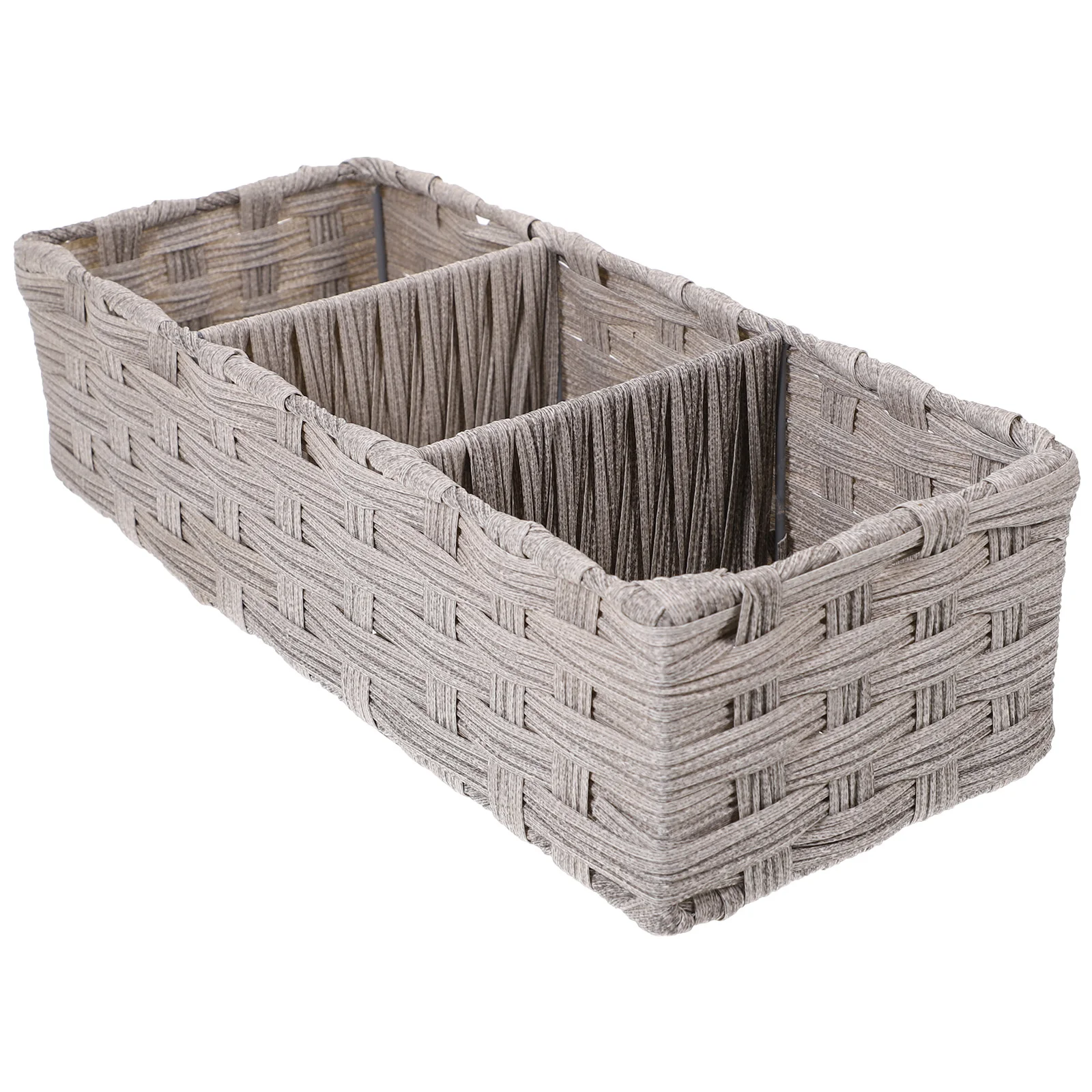 

Basket Storage Wicker Baskets Woven Organizer Rattan Seagrass Box Holder Toilet Hyacinth Sundries Coffee Bins Divided