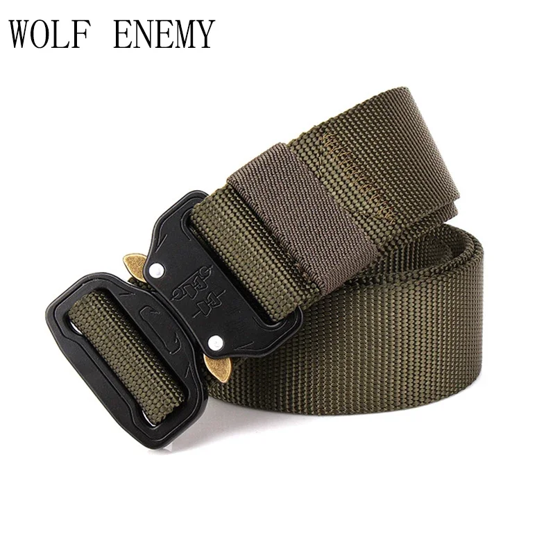

New Nylon Belt Men Army Tactical Belt Molle Military SWAT Combat Belts Knock Off Emergency Survival Waist Tactical Gear Dropship