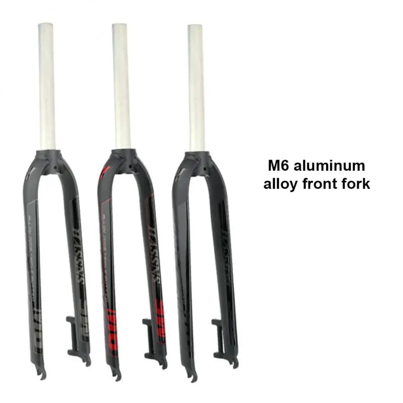 

MTB Bike Cycling Front Fork Aluminum Alloy Rigid Fork Fit for Wheel 26/27.5/29 Inch Pure Disc Brake Version Ultra light MD5