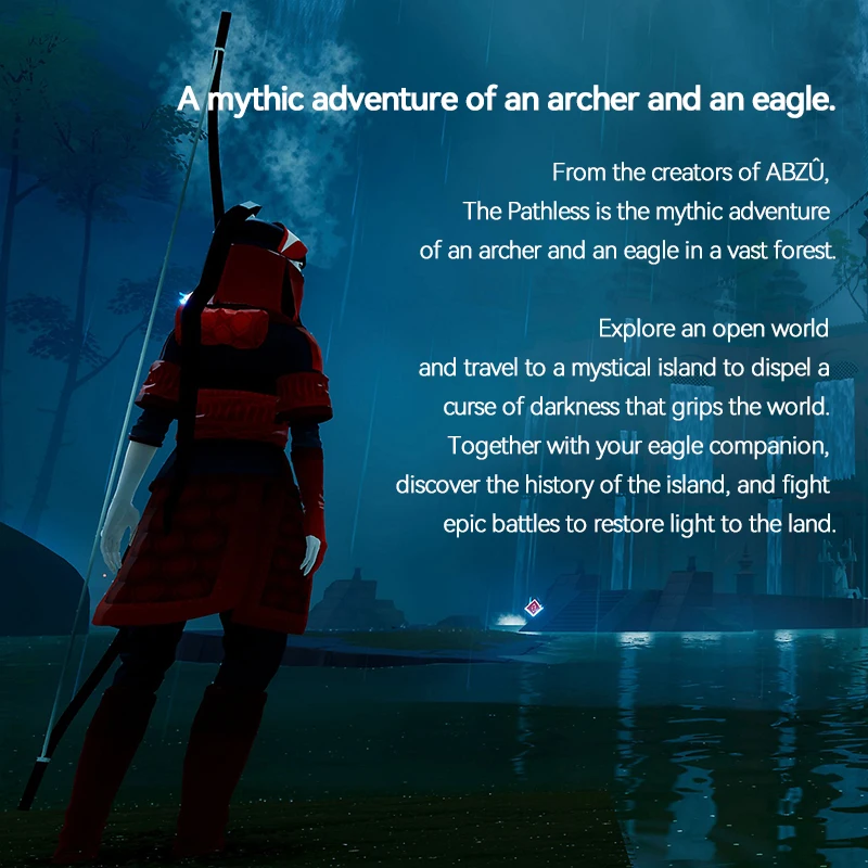 Игровые диски Sony PlayStation 5 The Pathless PS для платформы PlayStation5 PS5