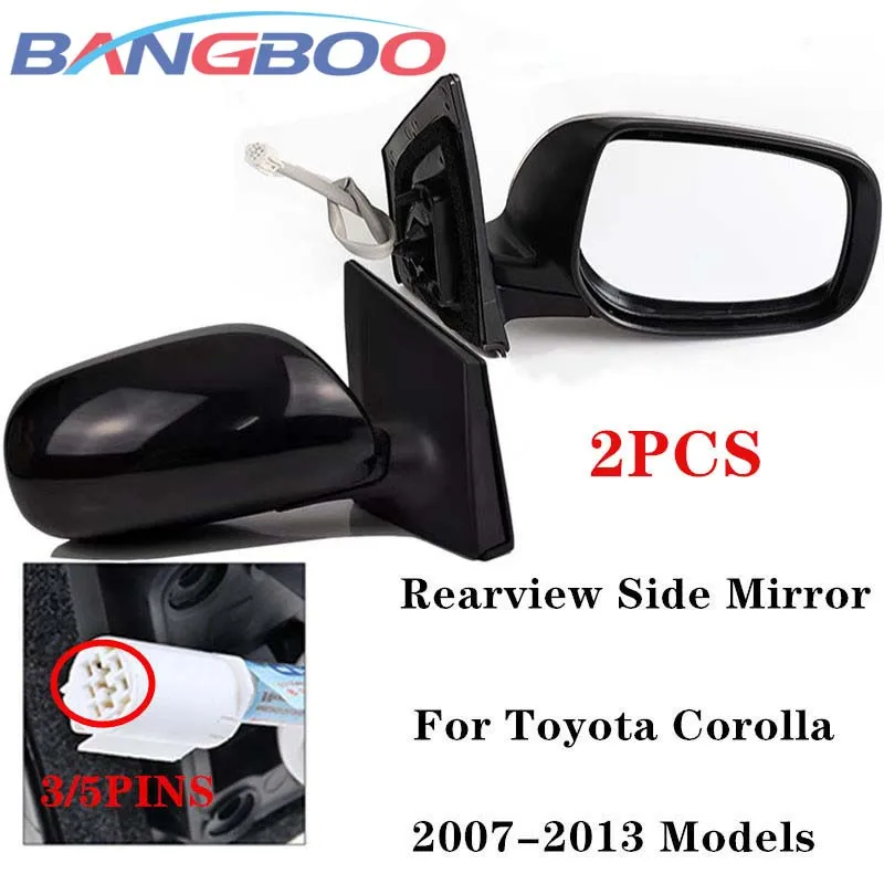 

2 шт., автомобильные зеркала заднего вида для Toyota Corolla 2007-2013
