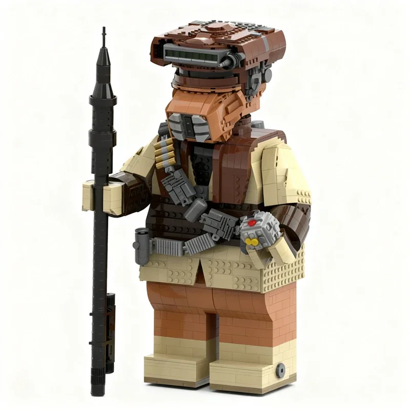 Конструктор MOC «Космическая битва» (2697 деталей) с мега-фигуркой Боуш, совместимый с моделями строительных блоков, креативный научно-фантастический набор для демонстрации, домашнего декора, подарок (art.: 3920db282cc4f) - 3920db282cc4f