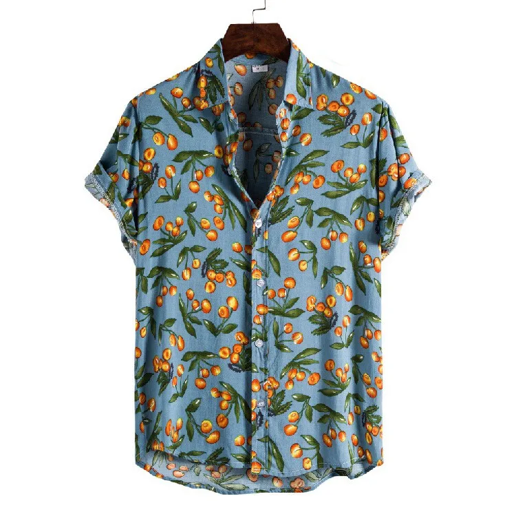 

Long Sleeve Shirts Tall Sleeve Beach Turtleneck Flower Cardigan Short Shirt Men's Men's 70s Style Shirts Men Jumpsuit Men