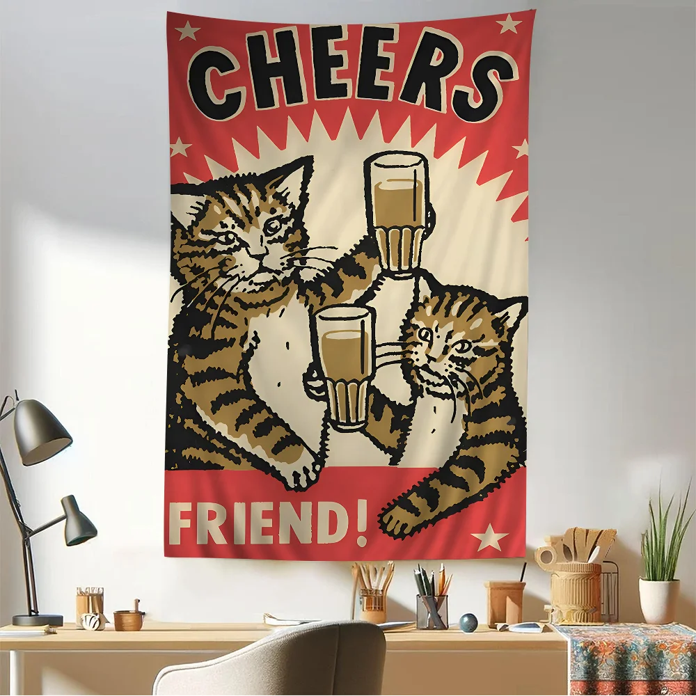 Все что здравствует пьяный ужин домашнее животное кошка классический аниме