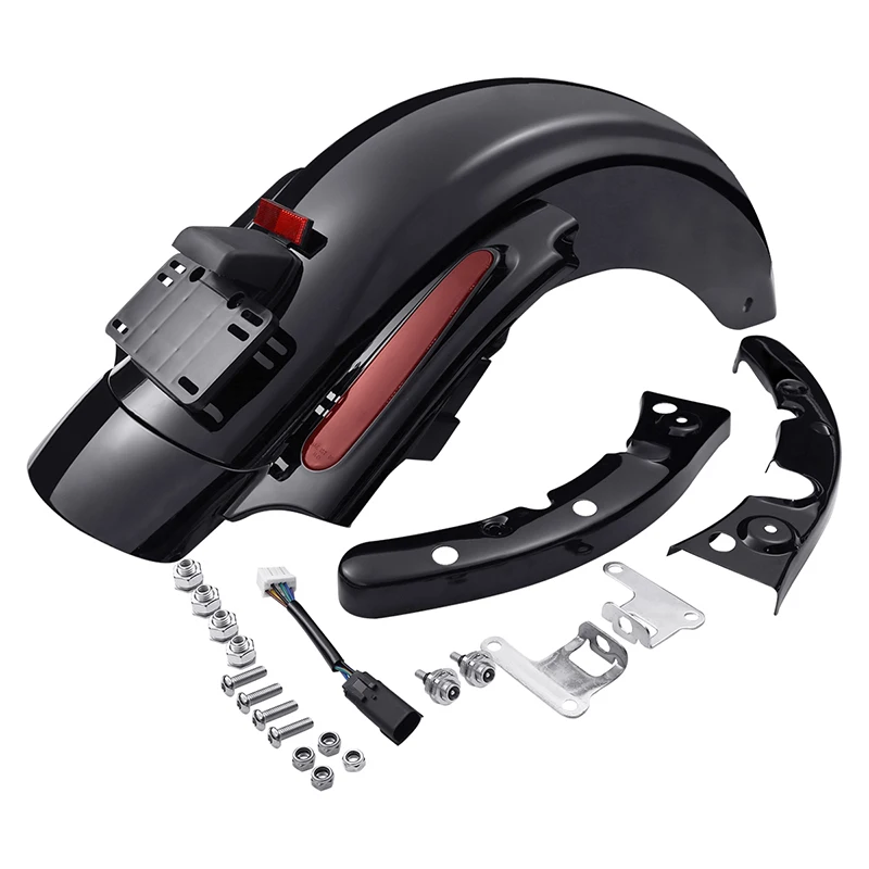 

TCMT XF2906C70-R Motorcycle CVO Style Rear Fender System LED Fit For Harley Touring Electra Glide 09-13