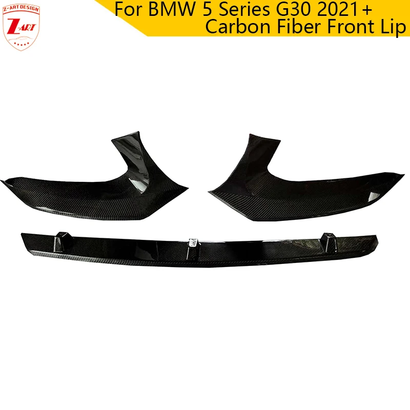 Передний спойлер из углеродного волокна Z-ART для BMW G30 M5 передний подбородок все