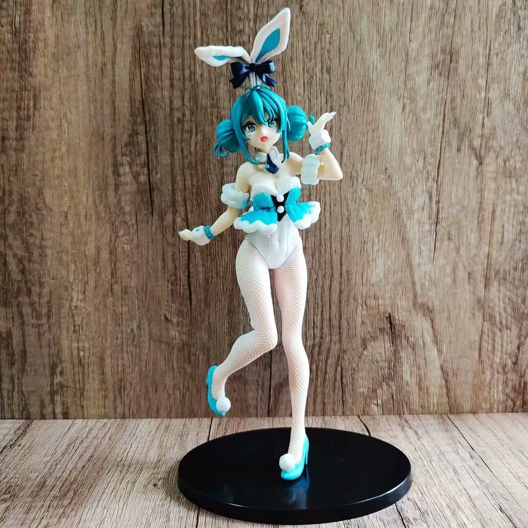 

Hatsune кролик девочка черный кролик белый кролик стоящая модель фигурки коллекция хобби подарок Hatsune Future
