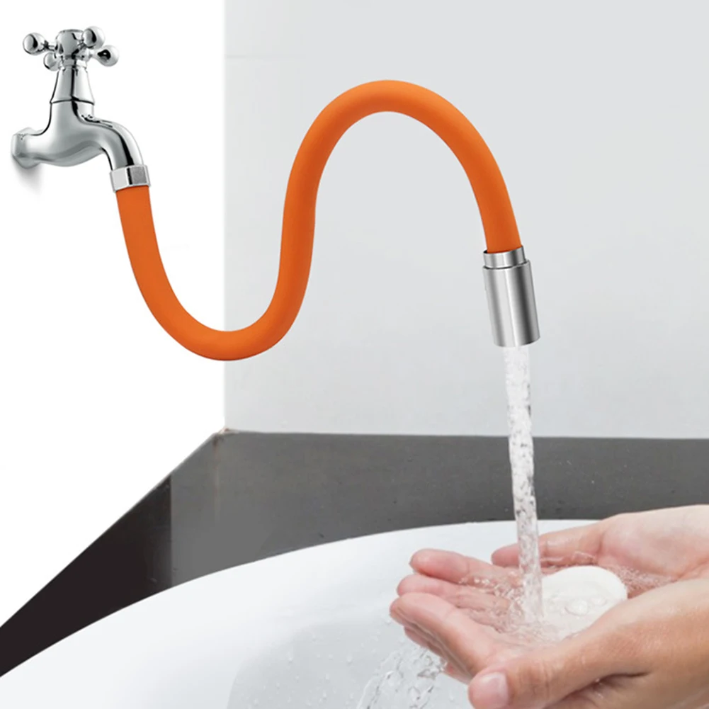 

Universal Faucet Extension Pipe Anti-splash Faucet Hose Extender Stainless Steel Durable Corrosion-Resistant for Kitchen Gadgets