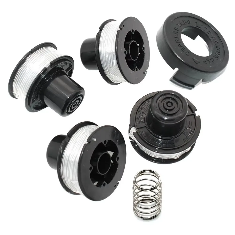 4 шт. катушка и отбойная подача лески подходит для триммеров Black And Decker GL360 GLC500 GL250