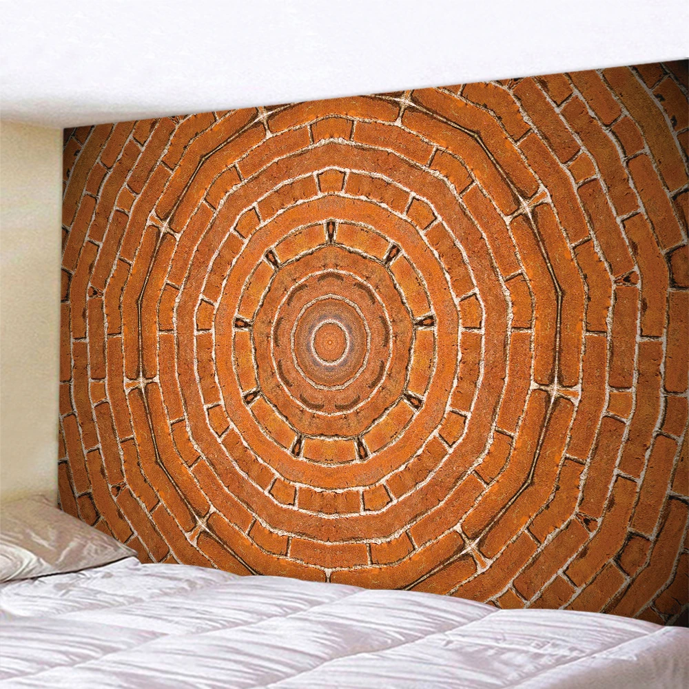 

Vintage Brick Wall Texture Art Tapestry Hippie Boho Wall Hanging Yoga Mat Beach Towel Picnic Mat Bedroom Room Home Decor